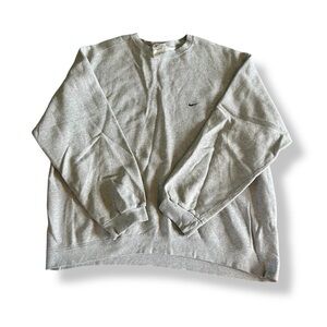 [Nike] VTG 90s Gray Crewneck Pullover